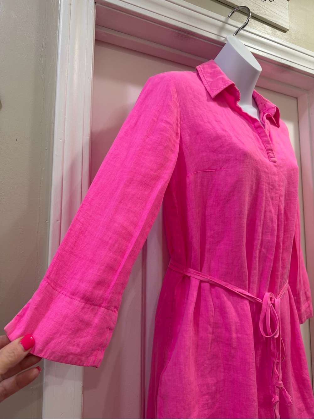 Lilly Pulitzer Pilar Tunic Linen Dress Aura 
Pink Size XS - Picture 4 of 16